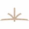 Ekena Millwork Davenport Smooth Timber Gable Bracket, Douglas Fir, 108"W x 49"H x 1 1/2"D x 5 1/2"F, 11/12 Pitch GBW108X49X0206DAV00SDF - alternate 1